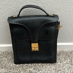 BALLY slim leather bag